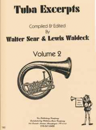 Book cover for Tuba Excerpts, Volume 2 ( Sear & Waldeck)