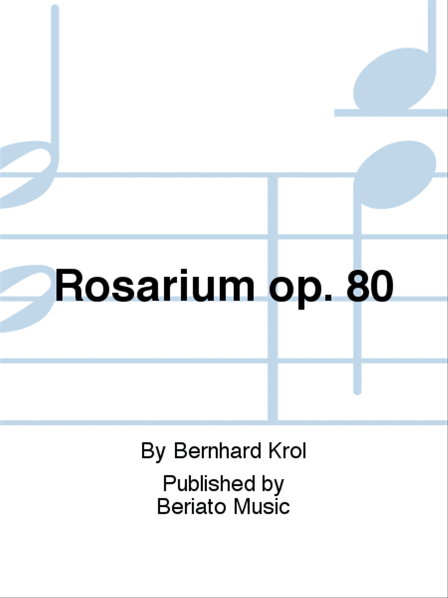 Rosarium op. 80 Oboe Solo scores gallery preview page 1