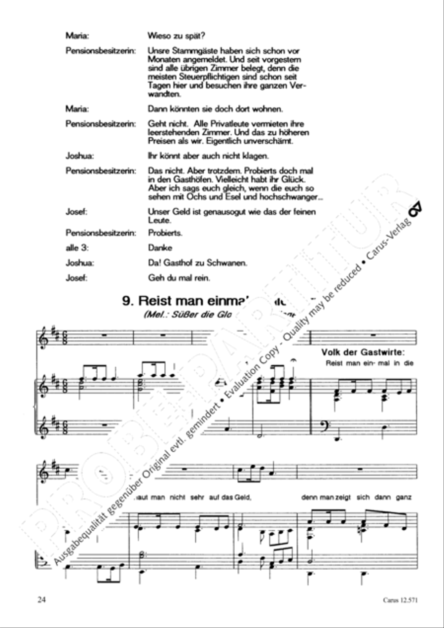 O je, Bethlehem Unison Choir scores gallery preview page 25