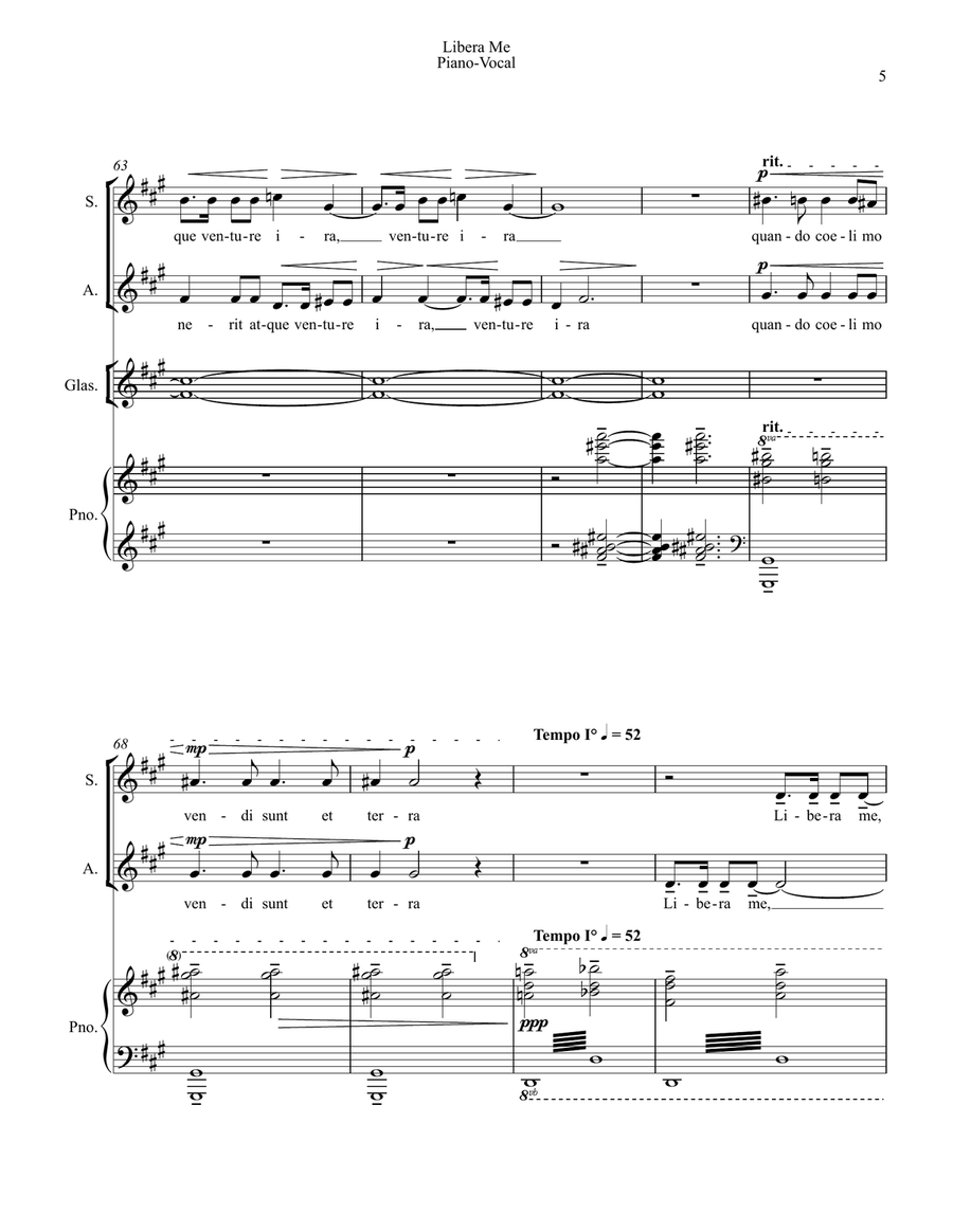 Libera Me SSA scores gallery preview page 5