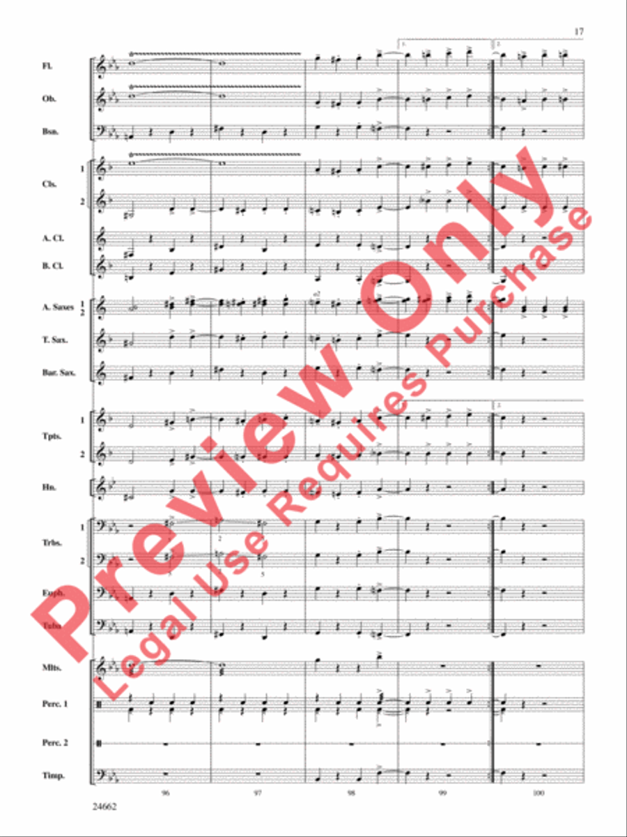 Timber City Trilogy Timber City Trilogy Concert Band scores gallery preview page 18