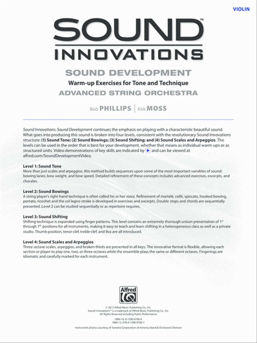 Sound Innovations for String Orchestra -- Sound Development (Advanced) Chamber Orchestra scores gallery preview page 6