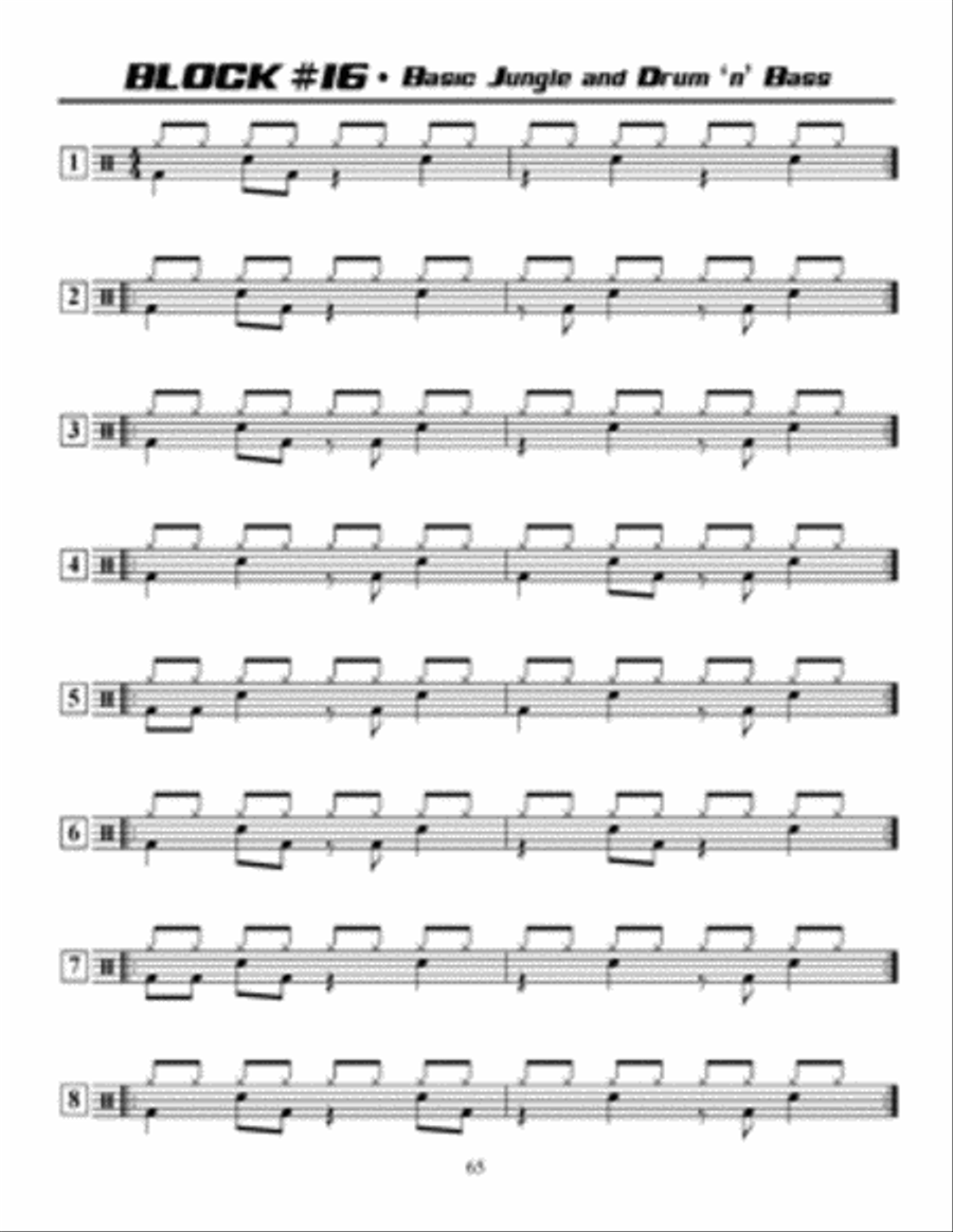 Block Rockin' Beats Block Rockin' Beats Drum Set scores gallery preview page 5