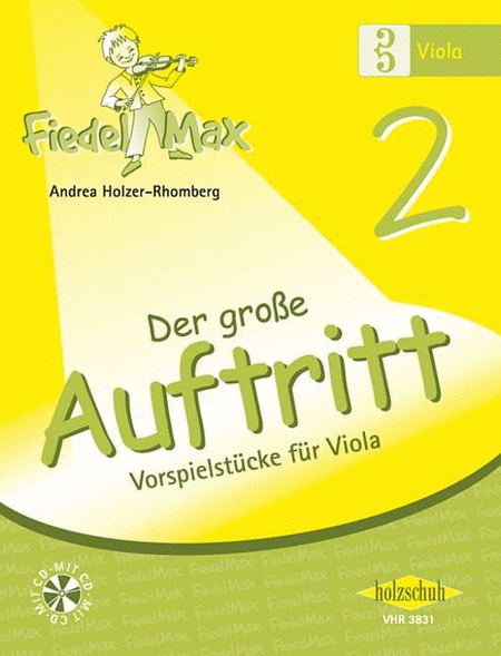 Fiedel-Max für Viola - Der grosse Auftritt Band 2
