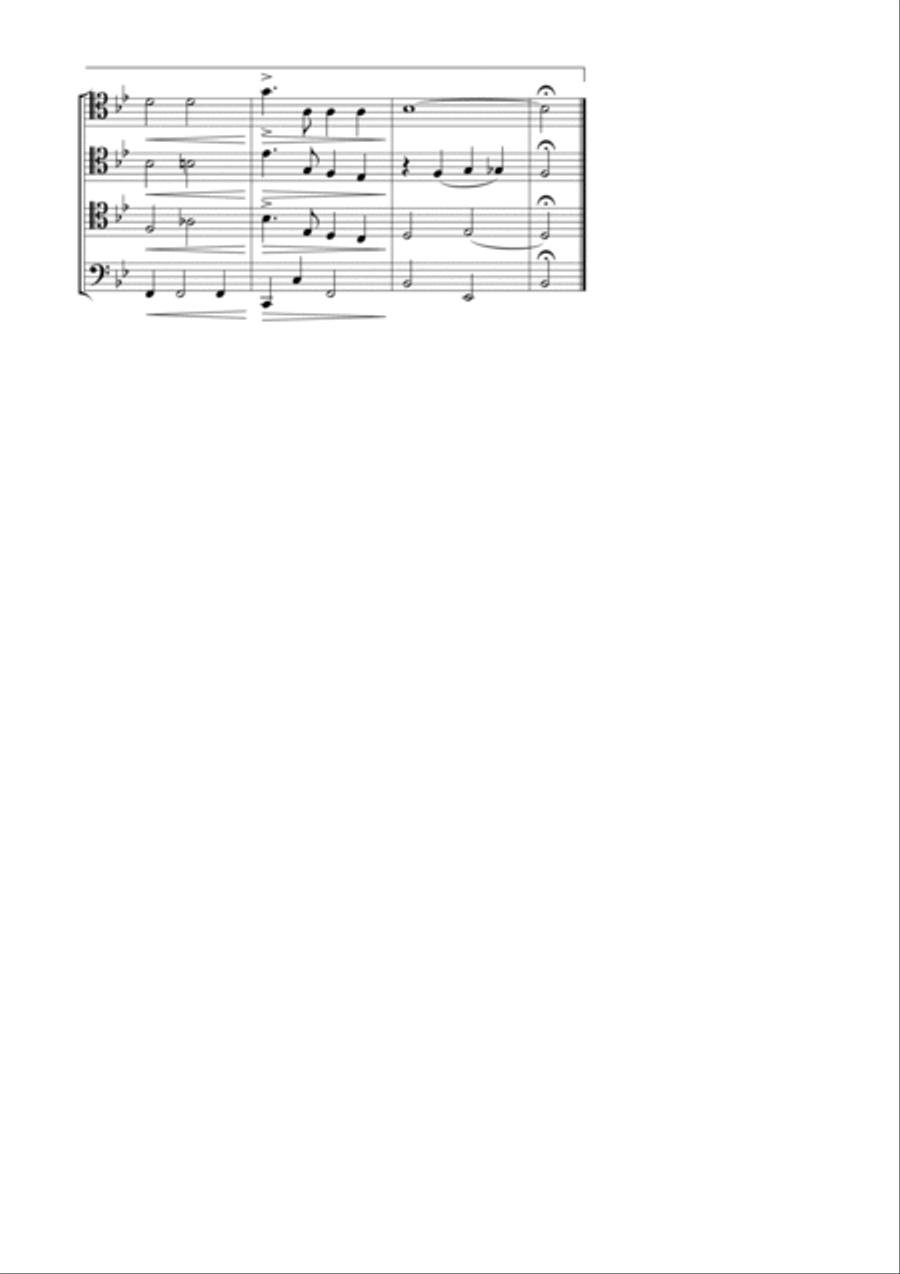 White Christmas Brass Quartet scores gallery preview page 3