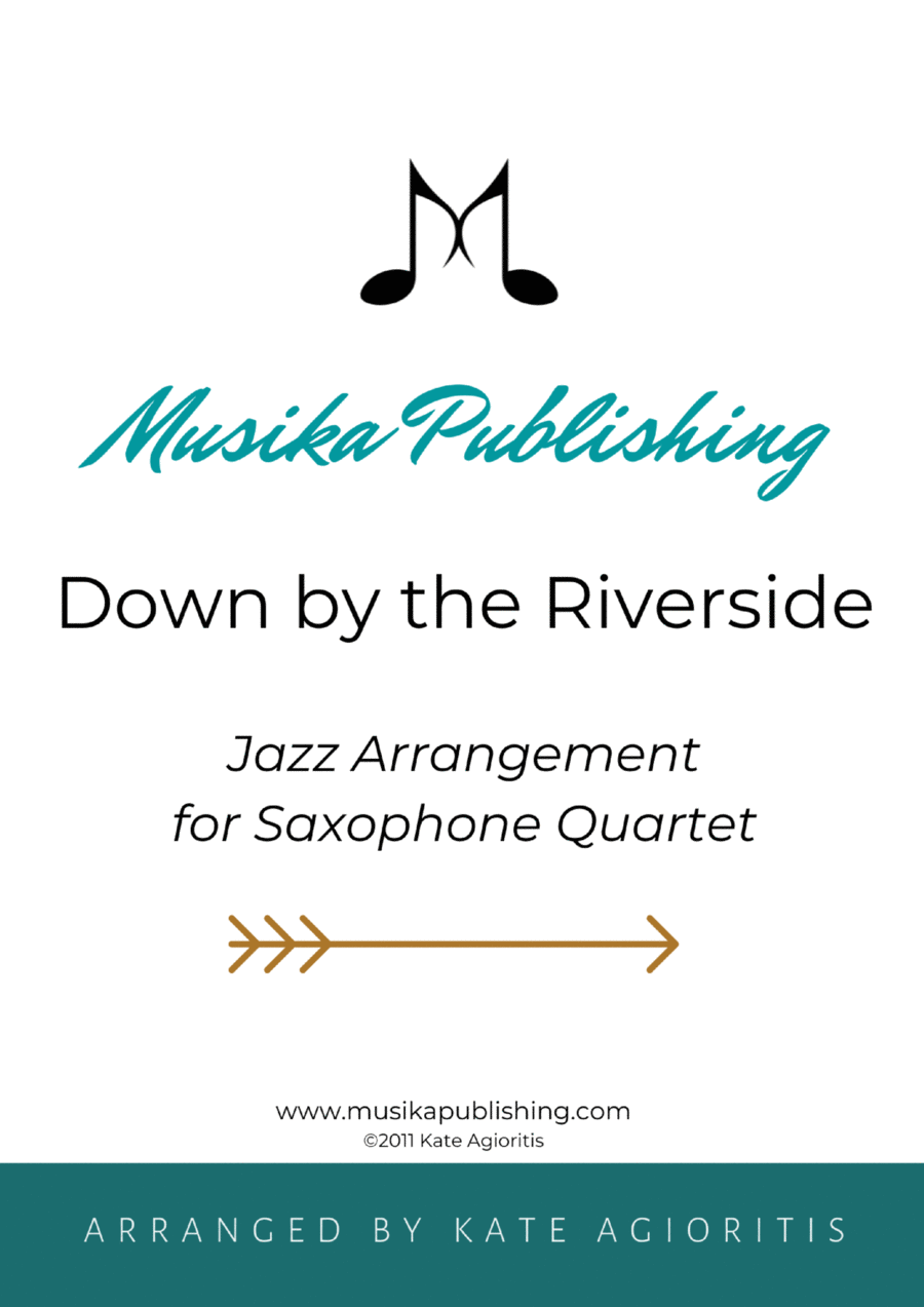 Down By The Riverside - For Saxophone Quartet Saxophone Quartet scores gallery preview page 1