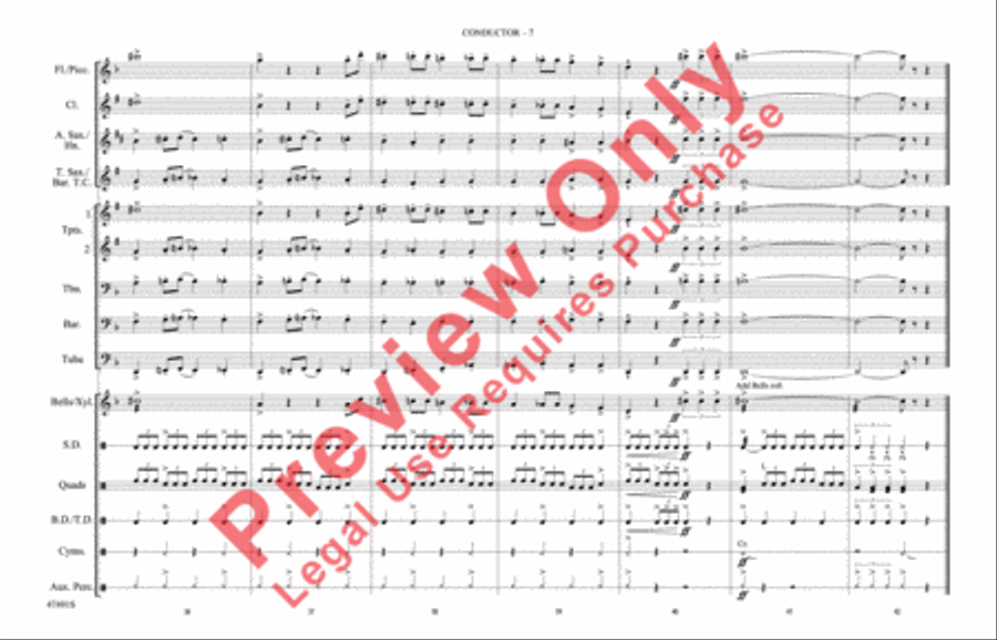Get Smart Theme Marching Band scores gallery preview page 8