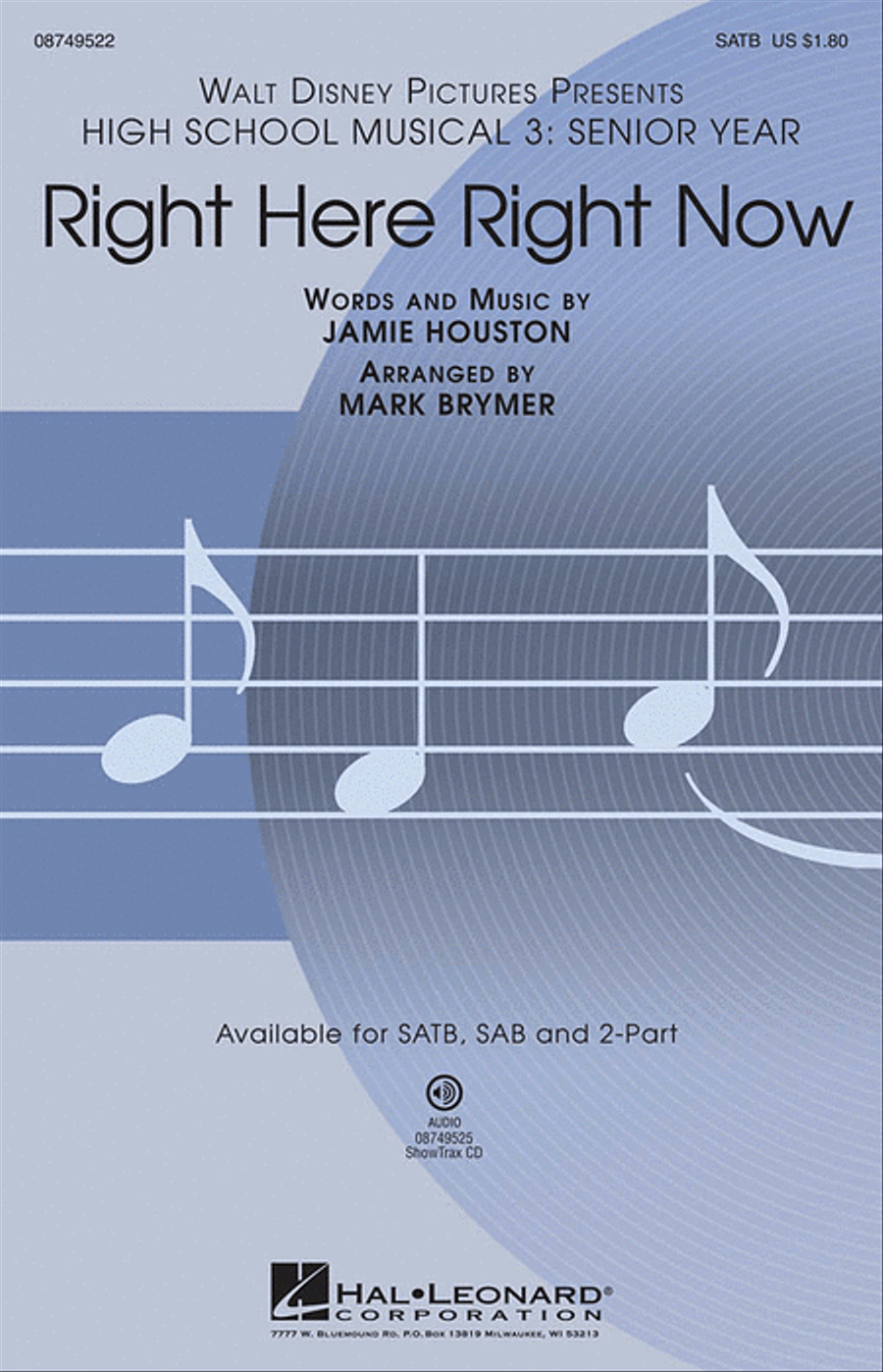 Right Here Right Now 4-Part scores gallery preview page 1
