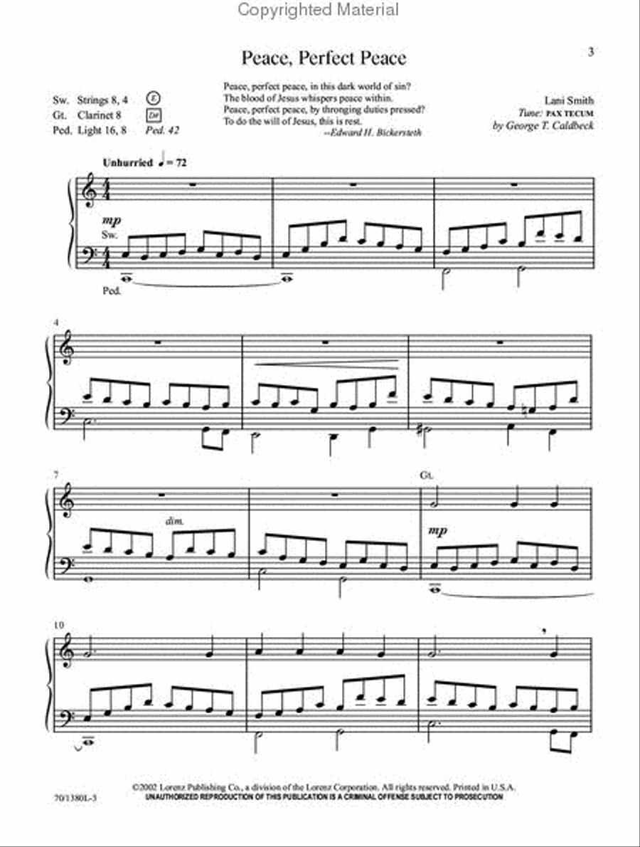 Piano peace perfect deals cover