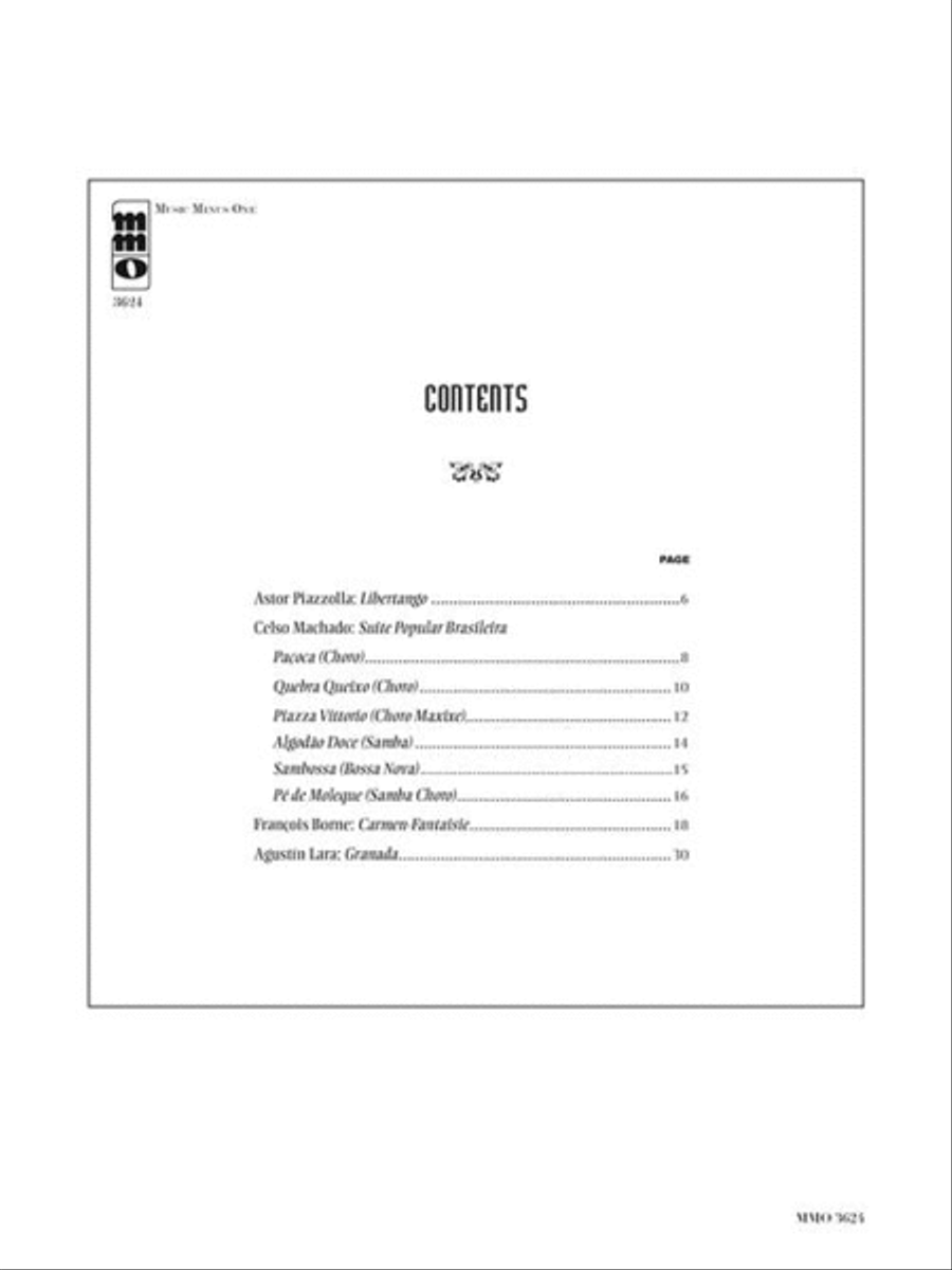 Bossa, Samba & Tango Duets for Guitar and Flute Flute scores gallery preview page 4