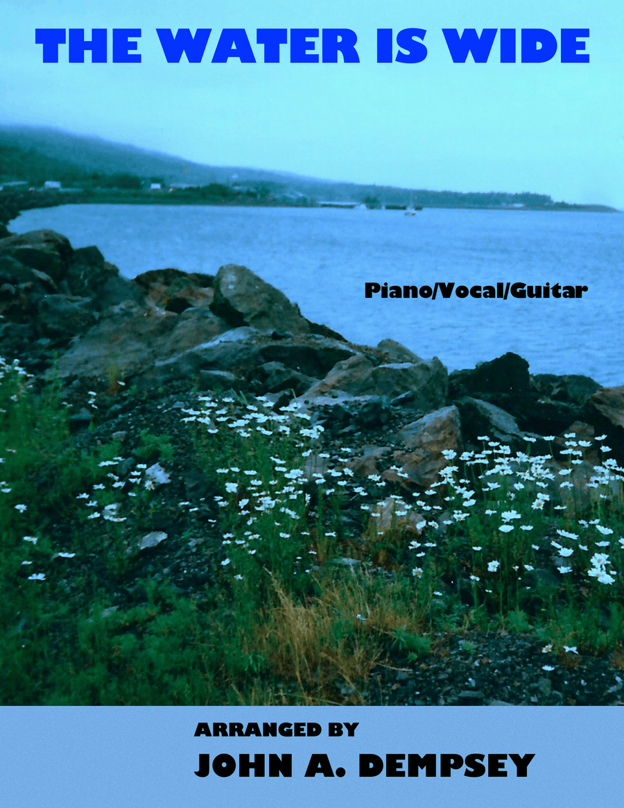 The Water is Wide Piano, Vocal scores gallery preview page 1