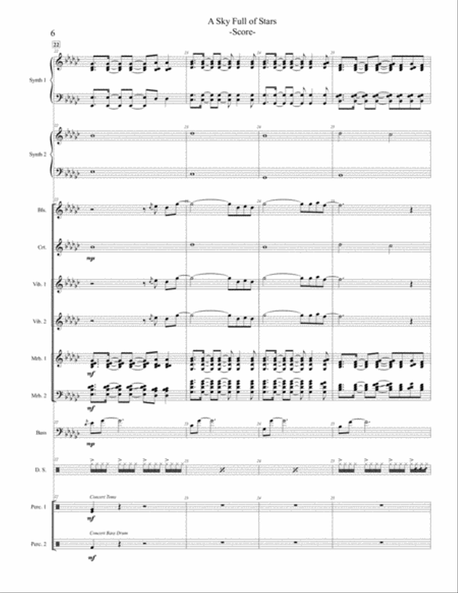 A Sky Full Of Stars School and Community scores gallery preview page 6