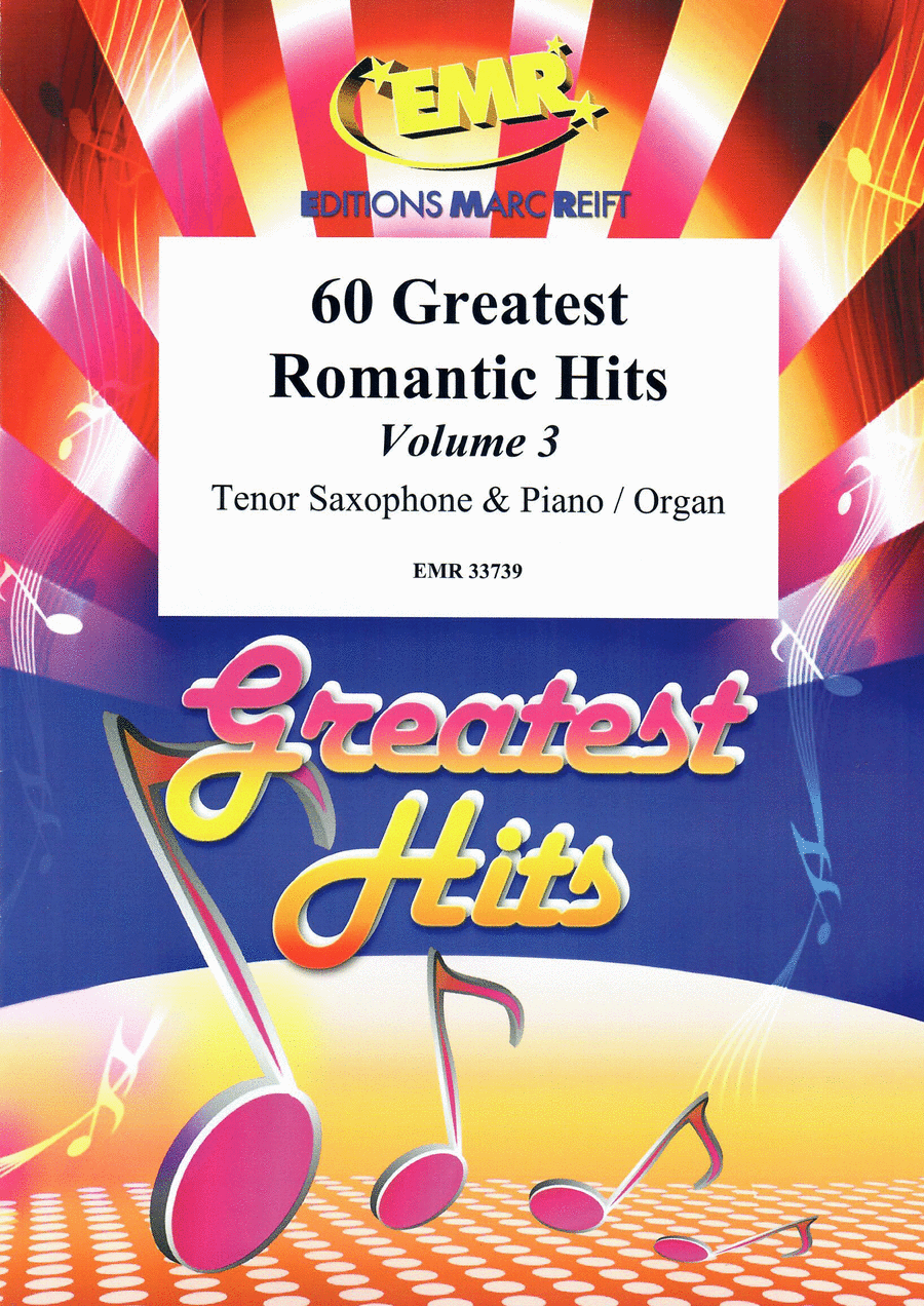 60 Greatest Romantic Hits Volume 3 Tenor Saxophone scores gallery preview page 1