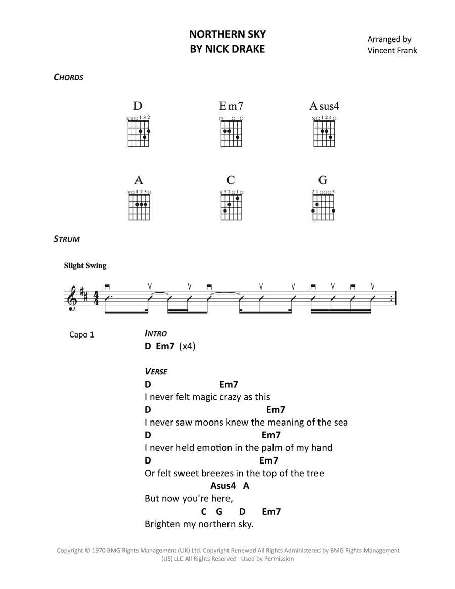 Nick drake free ride chords top