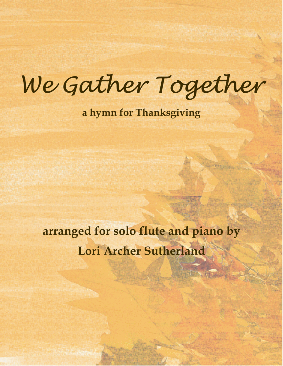 We Gather Together Flute Solo scores gallery preview page 1