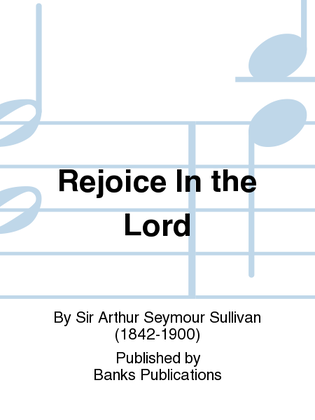 Book cover for Rejoice In the Lord