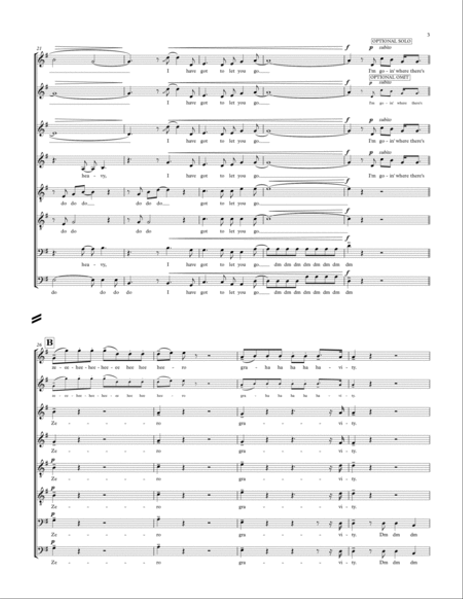 Zero Gravity 4-Part scores gallery preview page 3