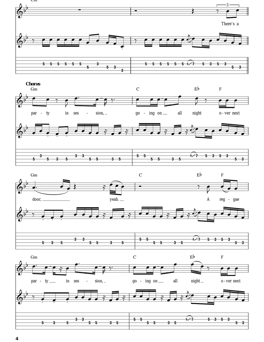 Party Next Door Party Next Door Acoustic Guitar scores gallery preview page 4