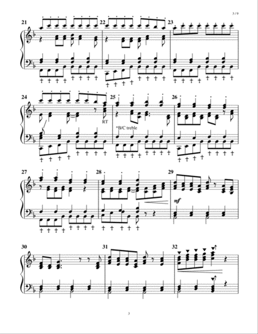 Stacy's Mom Handbell Choir scores gallery preview page 3
