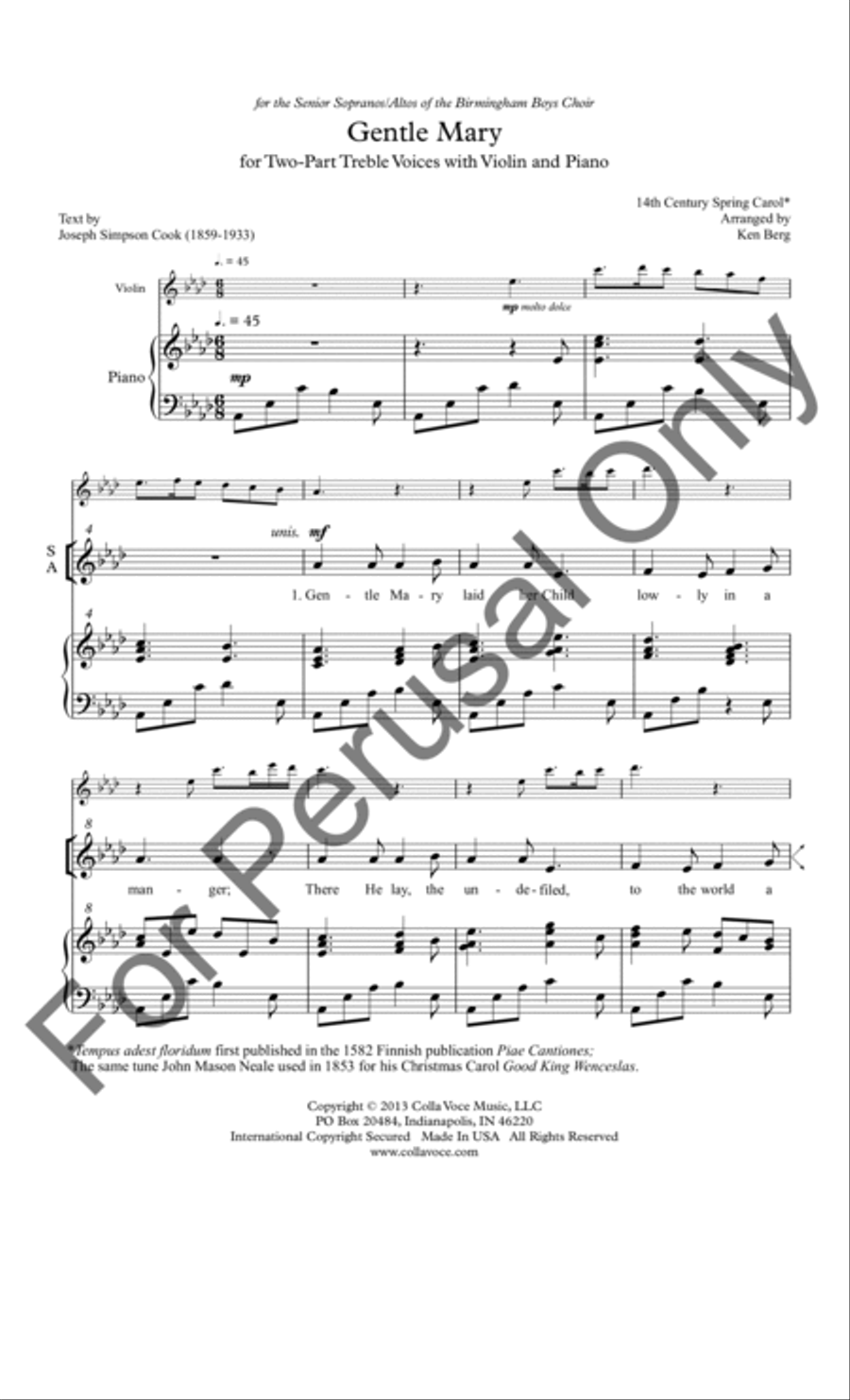 Gentle Mary Gentle Mary SA scores gallery preview page 2