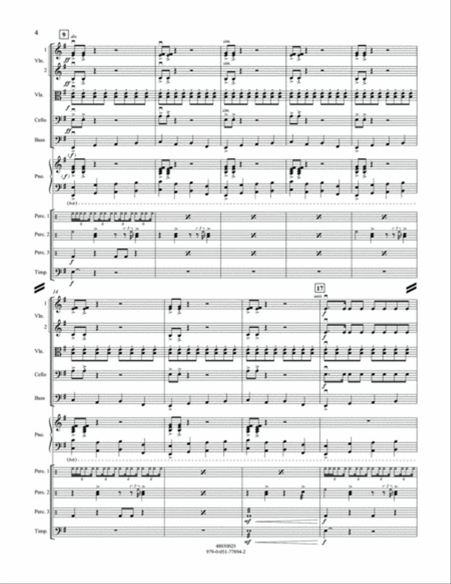 Dies Irae (from Requiem) - Conductor Score (Full Score) String Orchestra scores gallery preview page 3