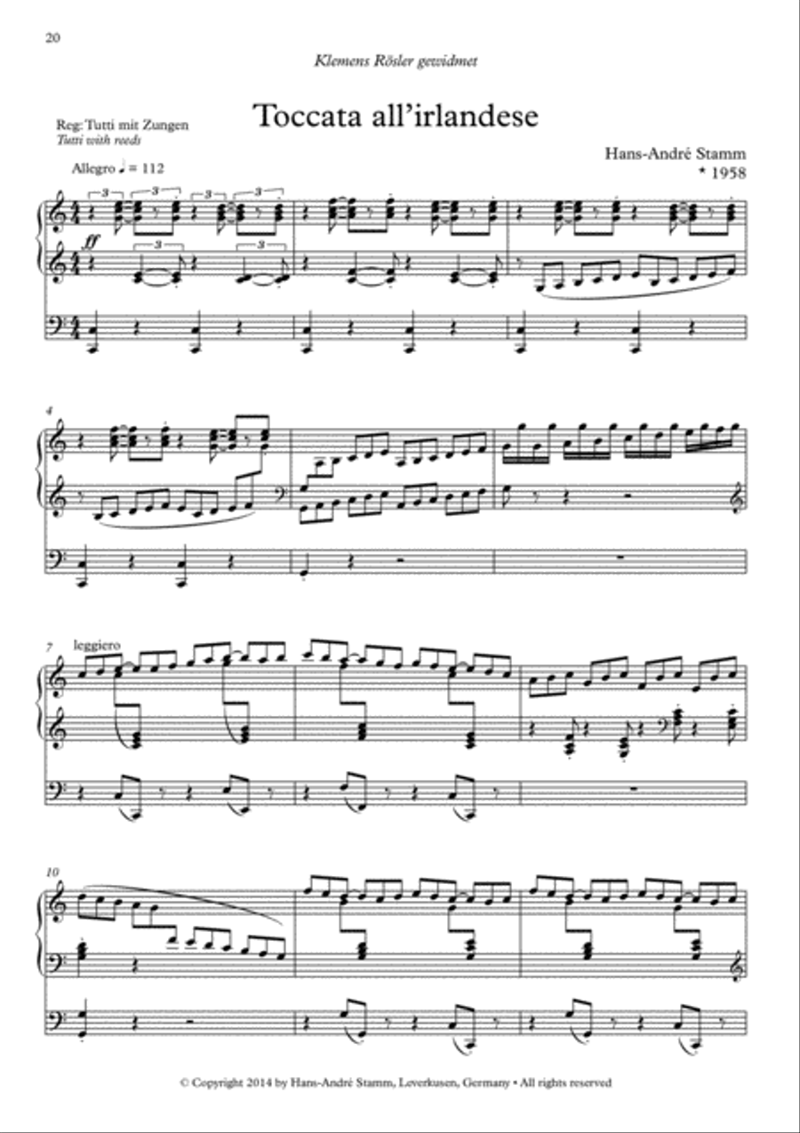Organ Works Vol. 3 Organ Solo scores gallery preview page 6