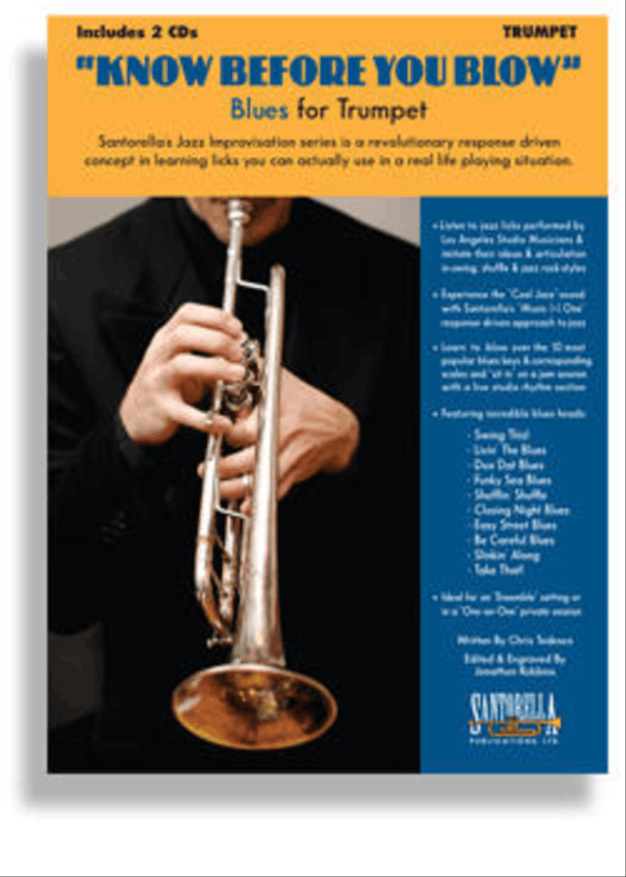 Know Before You Blow - Blues for Trumpet with 2 CDs Trumpet scores gallery preview page 1