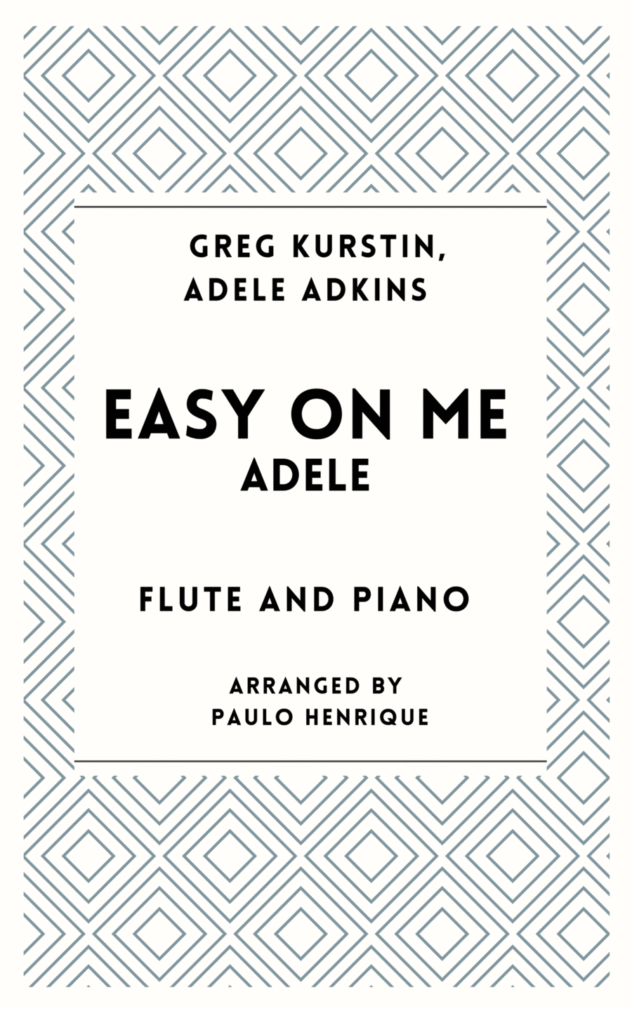 Easy On Me Easy On Me Flute Solo scores gallery preview page 1