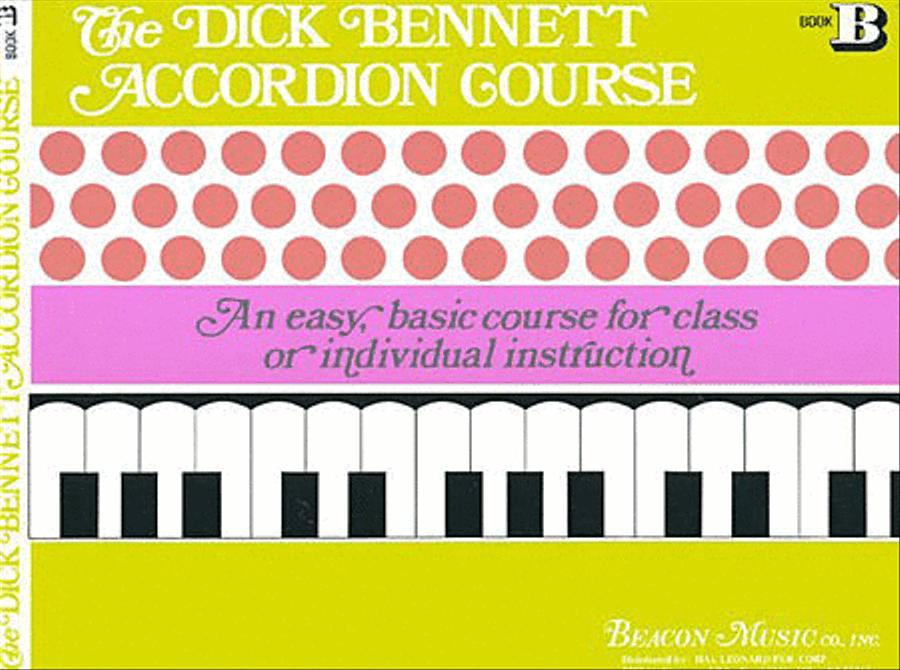 The Dick Bennett Accordion Course Book B Accordion scores gallery preview page 1