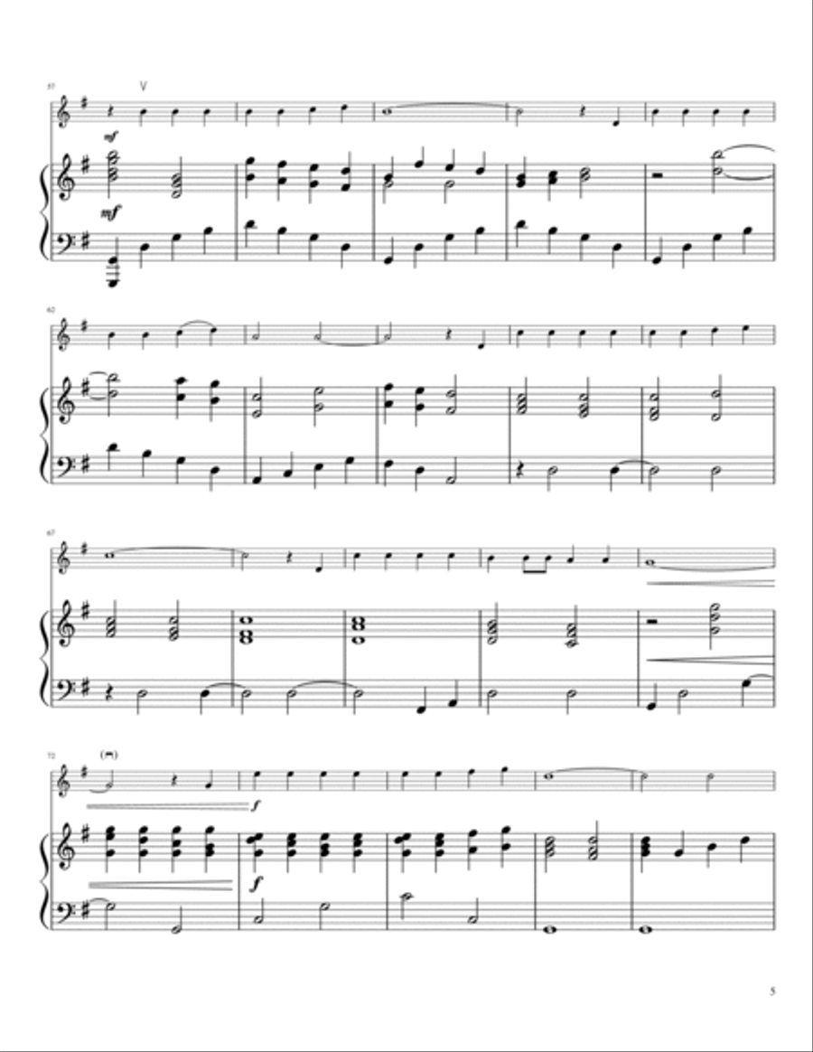 Make Me A Channel Of Your Peace (prayer Of St. Francis) Violin Solo scores gallery preview page 5