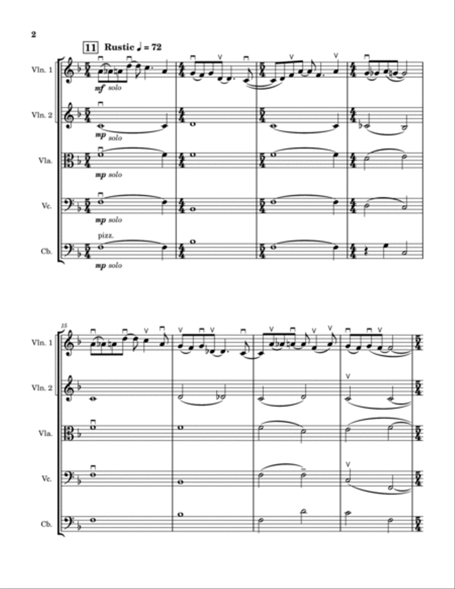Over The Garden Wall String Orchestra scores gallery preview page 2