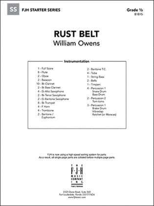 Book cover for Rust Belt