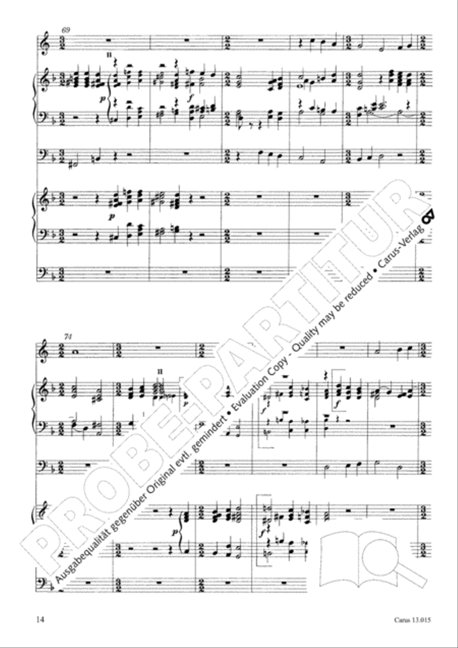 Schilling: Three Chorale Preludes Score scores gallery preview page 15