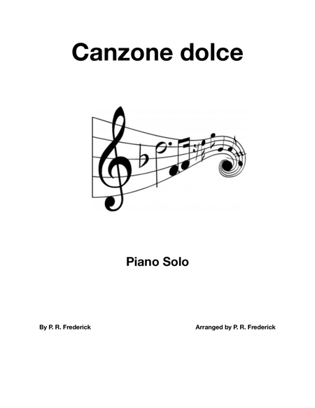 Canzone dolce (Piano Solo) image number null
