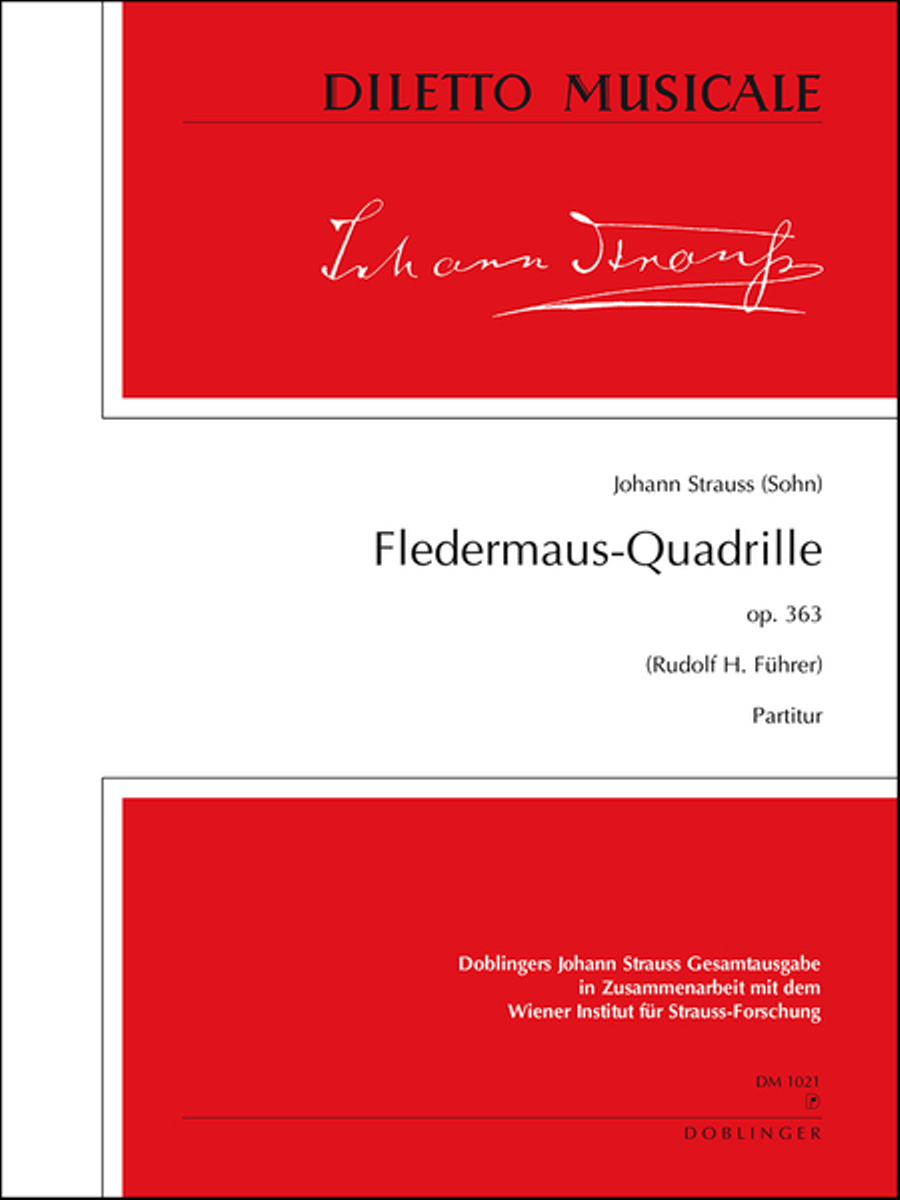 Fledermaus-Quadrille op. 363 Orchestra scores gallery preview page 1