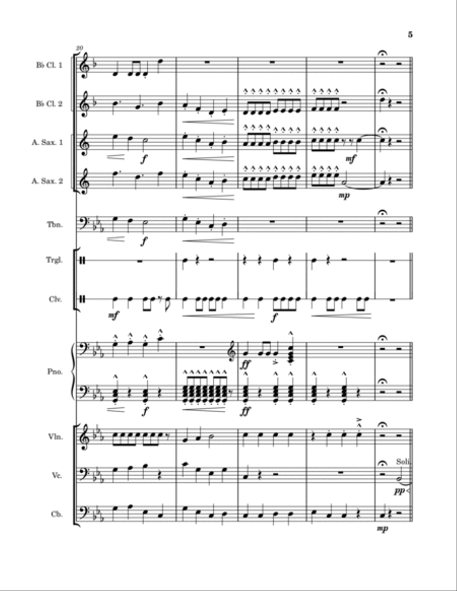 Adventurer's Chorus Adventurer's Chorus Choir scores gallery preview page 5
