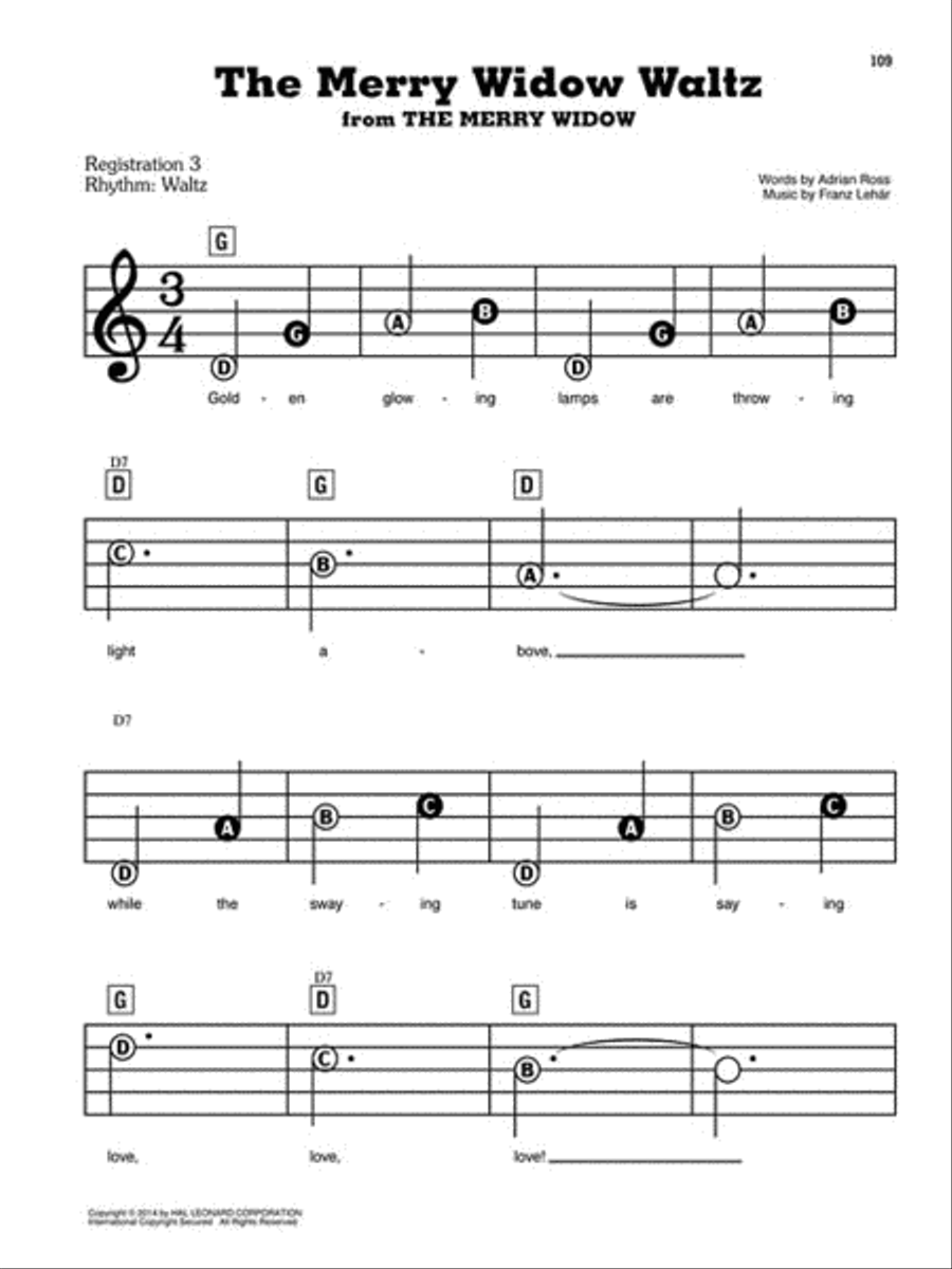 75 Light Classical Songs Electronic Keyboard scores gallery preview page 4
