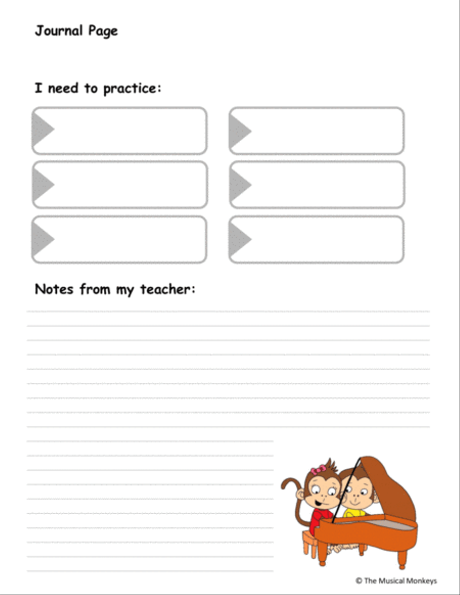 One Week Practice Fun for Young Piano Students - Learn about jungle instruments Piano Method scores gallery preview page 3