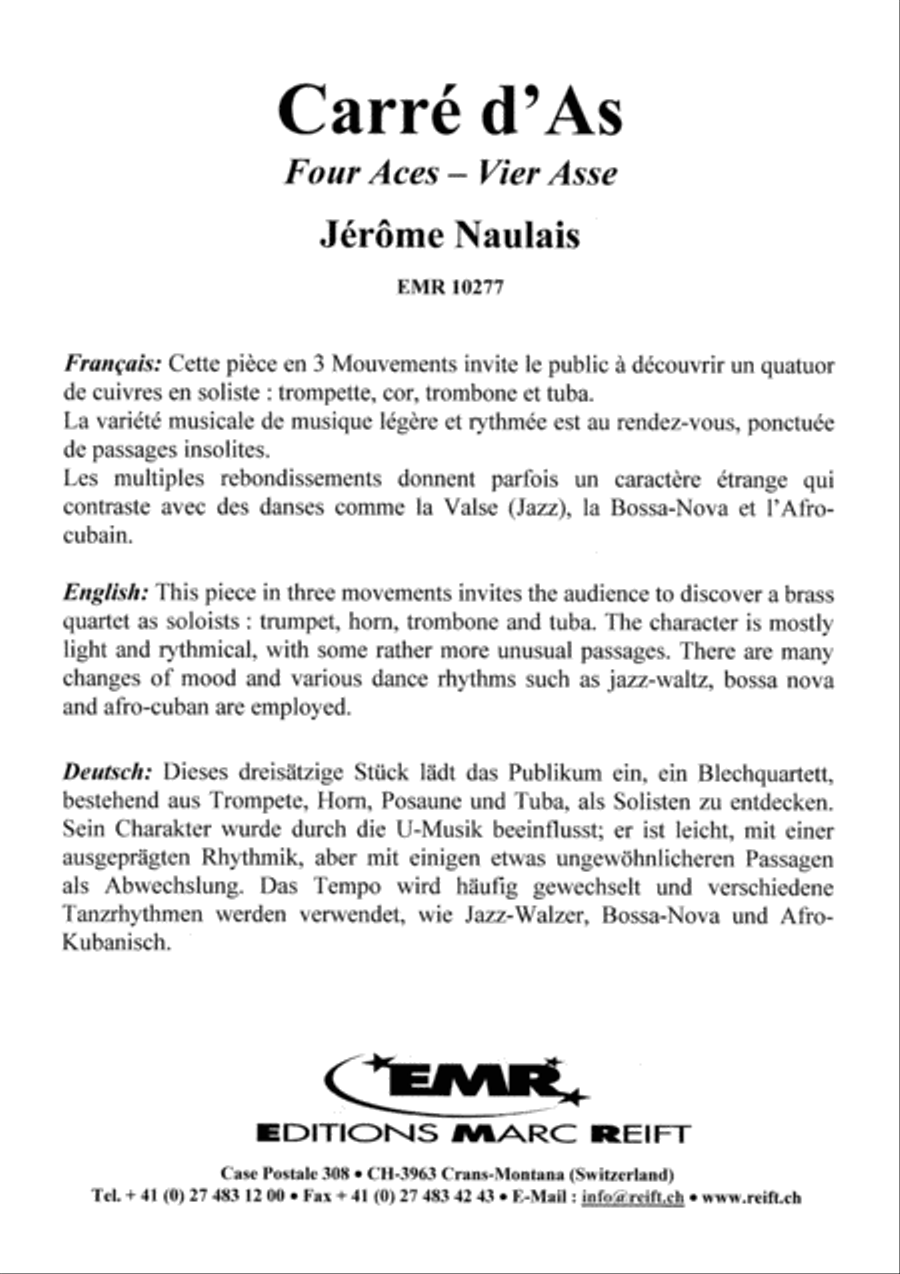 <br>Extrait de partition