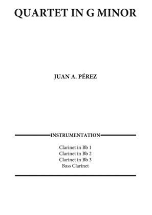Book cover for Quartet in G Minor