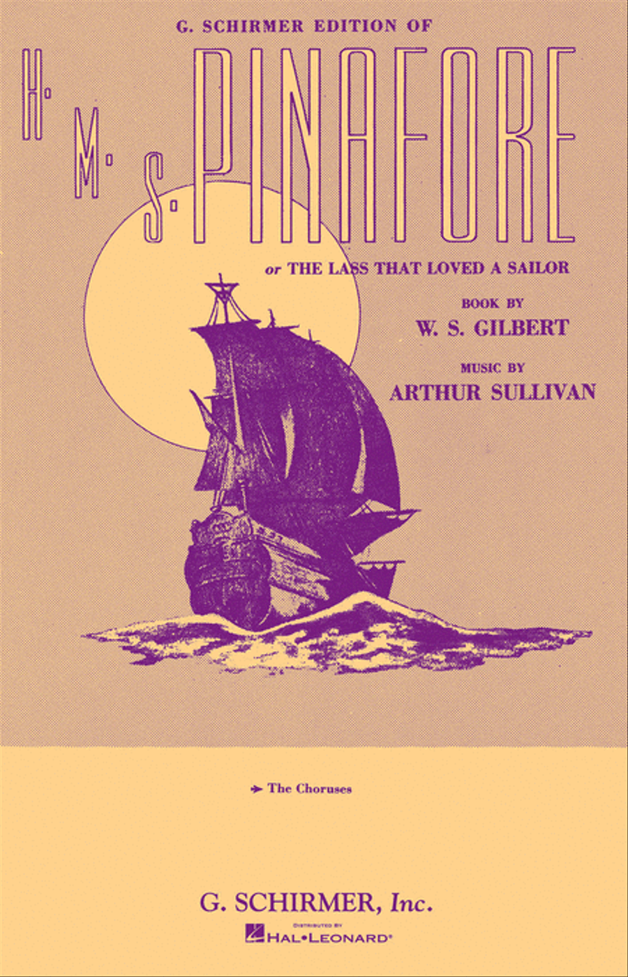 H.M.S. Pinafore 4-Part scores gallery preview page 1