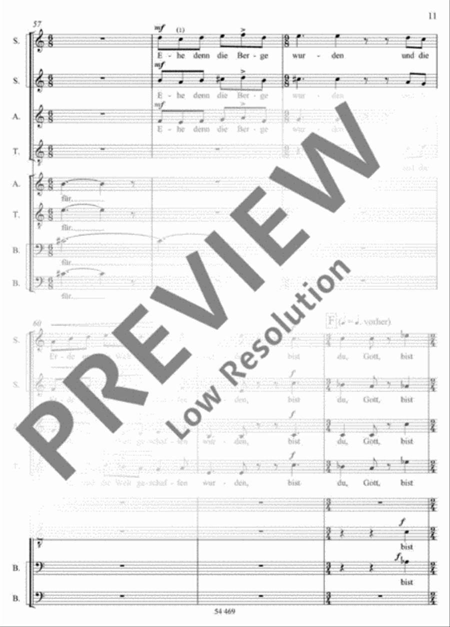 Mitten wir im Leben sind Mitten wir im Leben sind SSAATTBB scores gallery preview page 12