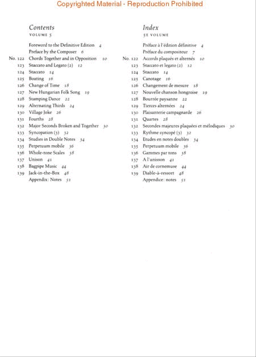 Mikrokosmos Volume 5 (Pink) Piano Method scores gallery preview page 2