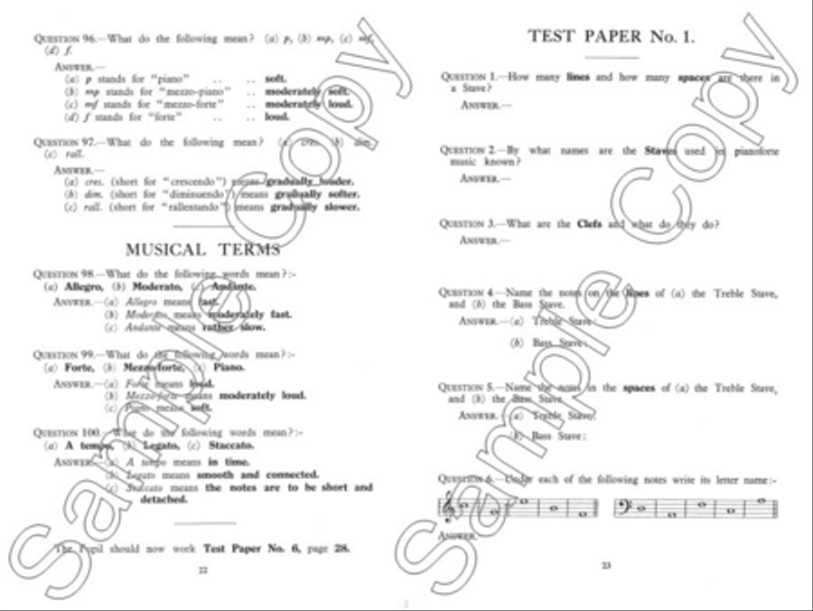 Elements of Music Activity Books scores gallery preview page 4