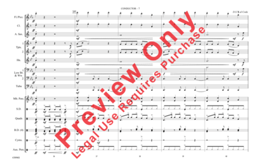 Dark Horse Marching Band scores gallery preview page 8