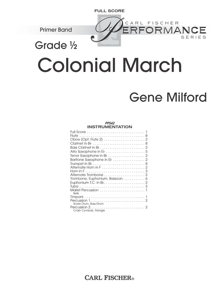 Colonial March