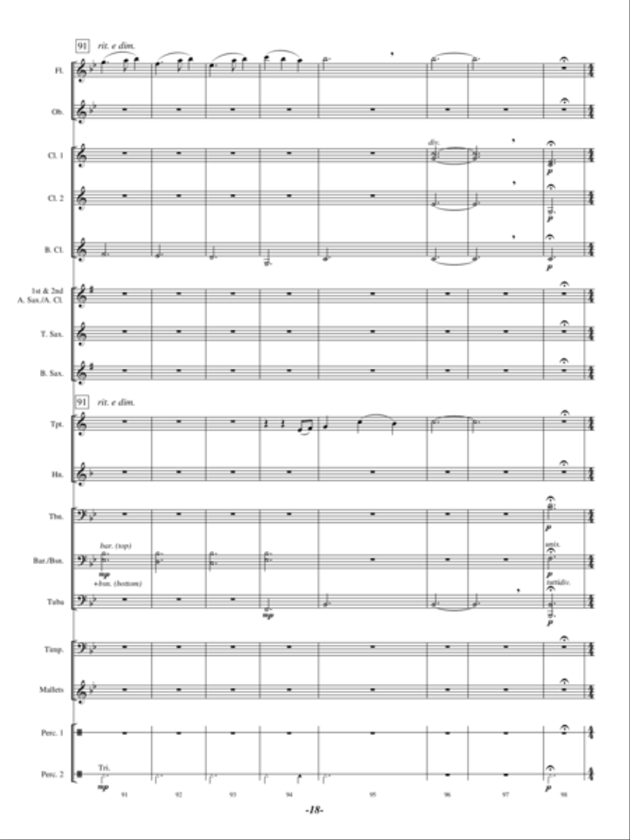 Whispering Ridge Whispering Ridge Concert Band scores gallery preview page 17