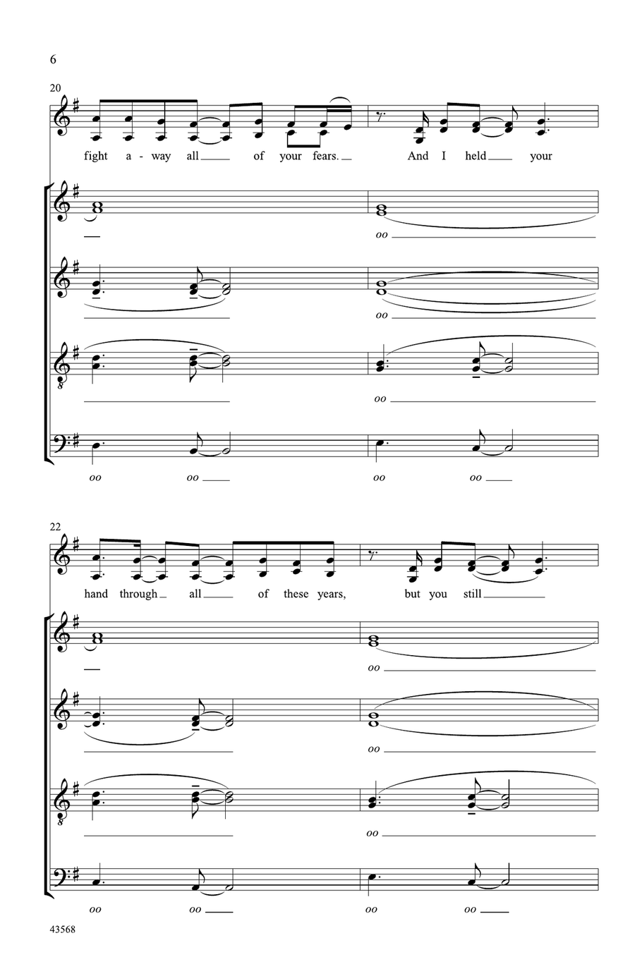 My Immortal by Ben Moody A Cappella - Digital Sheet Music page 5