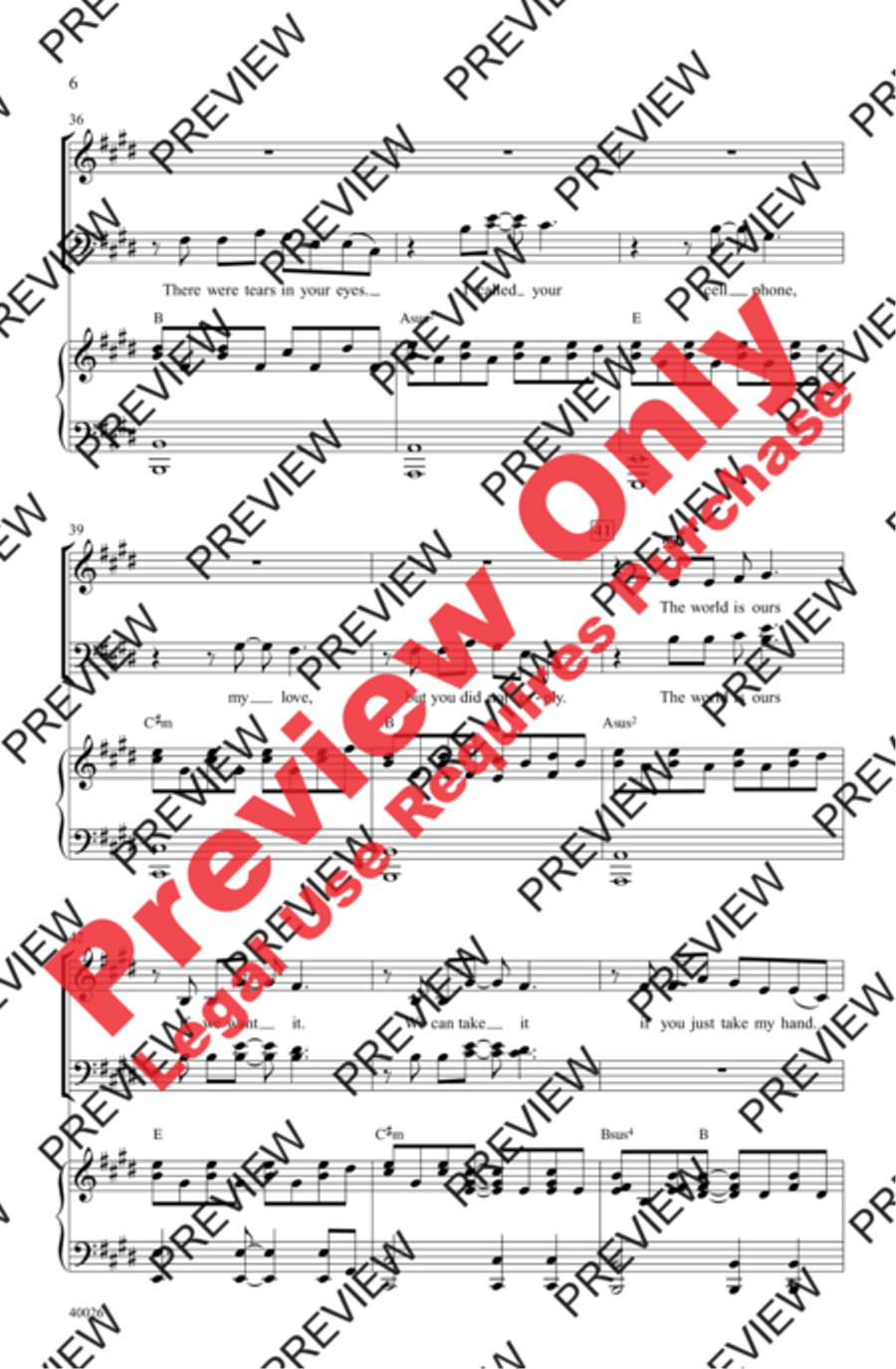 Give Your Heart a Break - SoundTrax CD (CD only) Choir scores gallery preview page 6