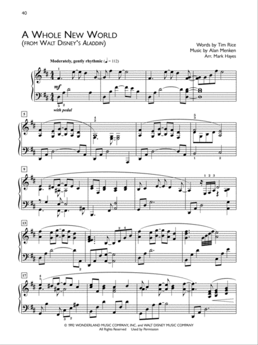 Popular Performer -- Film Classics Piano Solo scores gallery preview page 5
